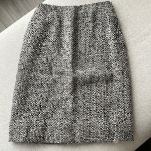 Vintage Chanel Tweed Pencil Skirt